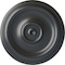 Ekena Millwork Traditional Ceiling Medallion (Fits Canopies up to 2 3/4"), Hand-Painted Pewter, 12"OD x 1"P CM12TRPES - alternate 1